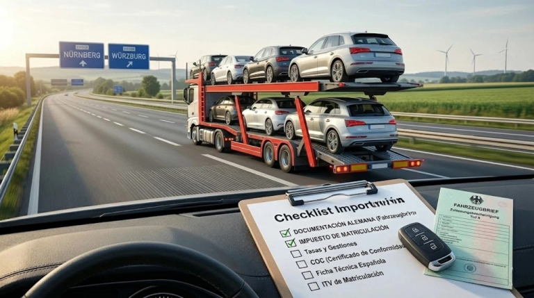 Checklist del coste de la matriculacion de un coche de Alemania