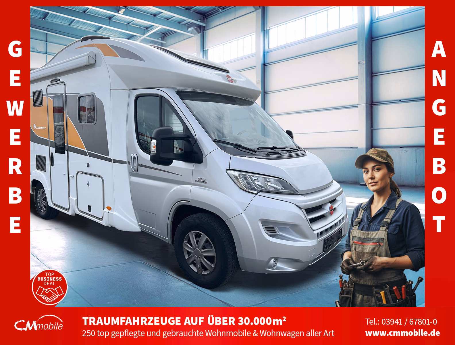 Bürstner Ixeo T 590 Summer -Hubbett *Gewerbeangebot*