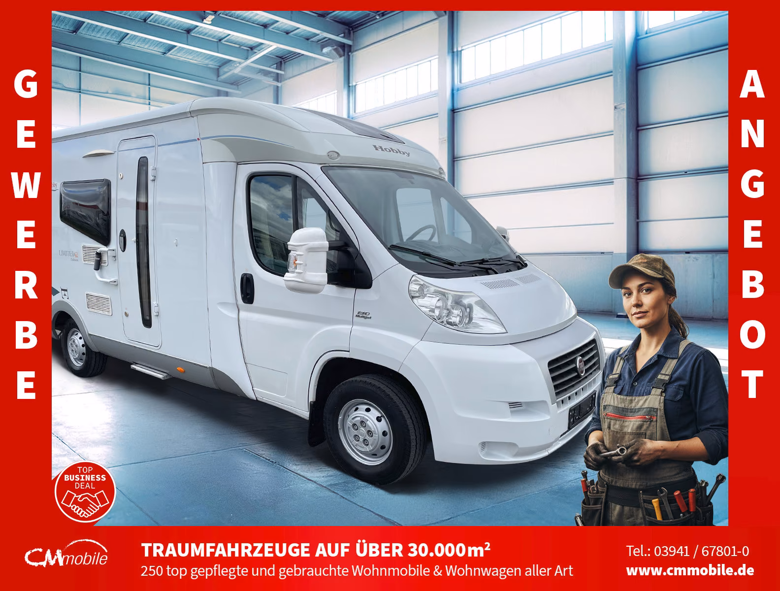 Hobby DL 500 GESC - *Gewerbeangebot* - Einzelbetten -